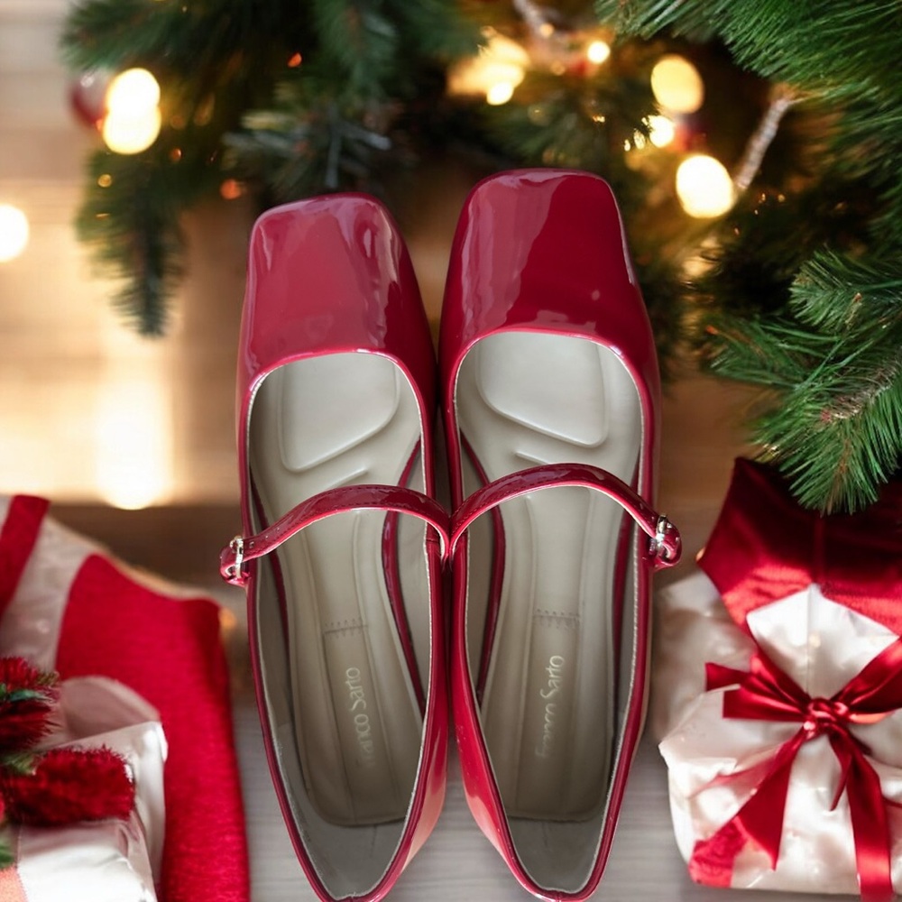 Franco Sarto Red Patent Heels - Picture 6 of 6